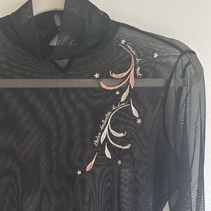 Cinq a Sept Mesh Top